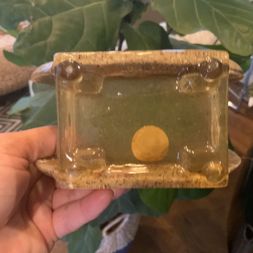 Vintage 1960's-70's Lucite Acrylic Nautical Beach Napkin‎ Mail Holder Seashells
